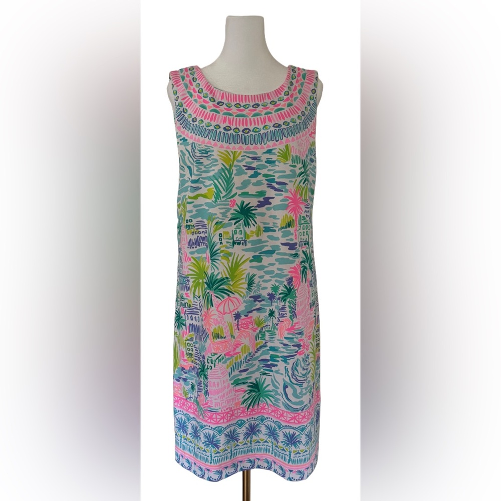 Lilly Pulitzer Gellar Shift Dress in Multi Private Island